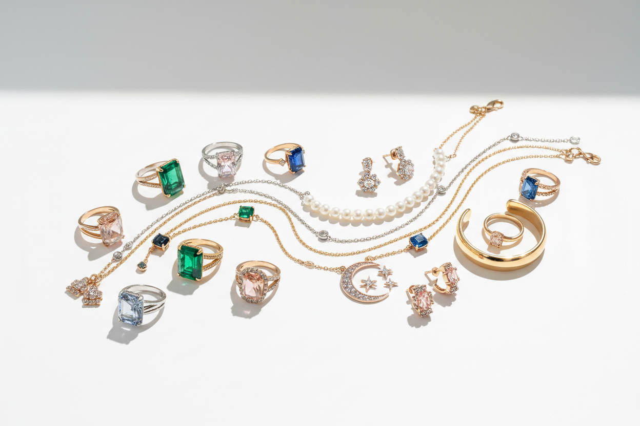 Schmuck Kollektion – Ringe, Ketten, Armbänder und Ohrringe bei BodyLuxCare