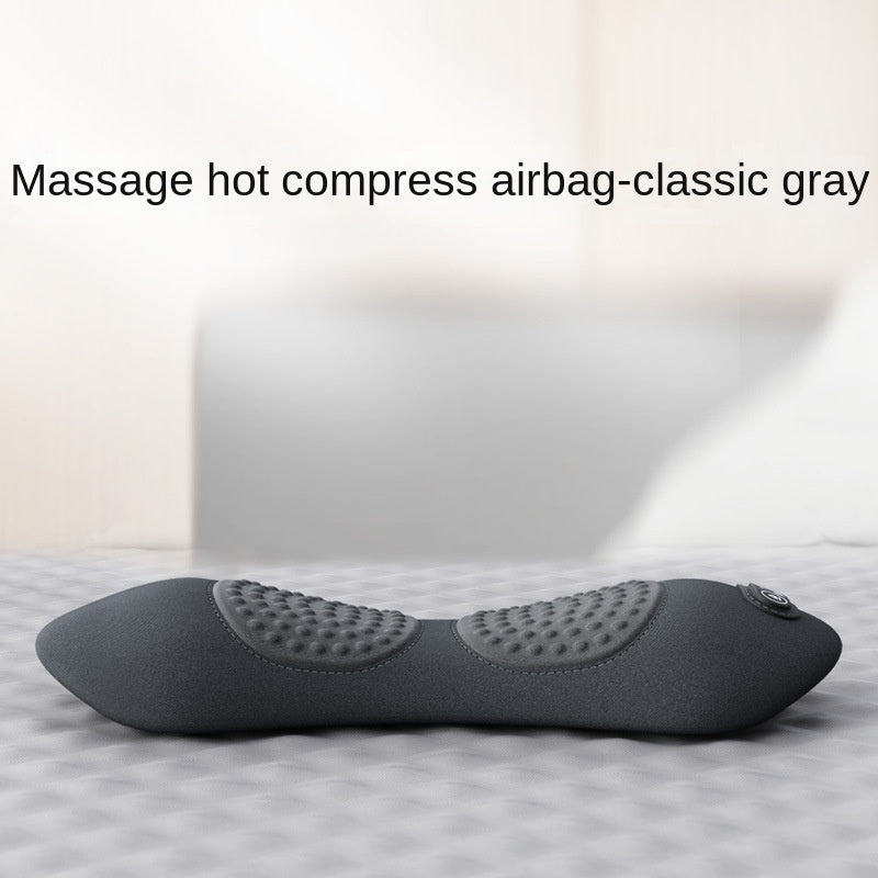 Rückenkissen Memory Foam grau – Space Grau Vibration Wärme Bürostuhl