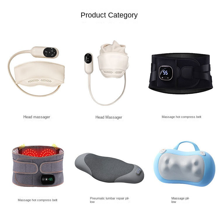 Airbag Massagehelm USB wiederaufladbar – Detailansicht
