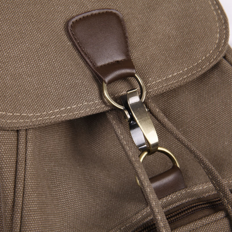 Canvas Rucksack Vintage 4 Farben – Schule Uni Outdoor Reisen Damen