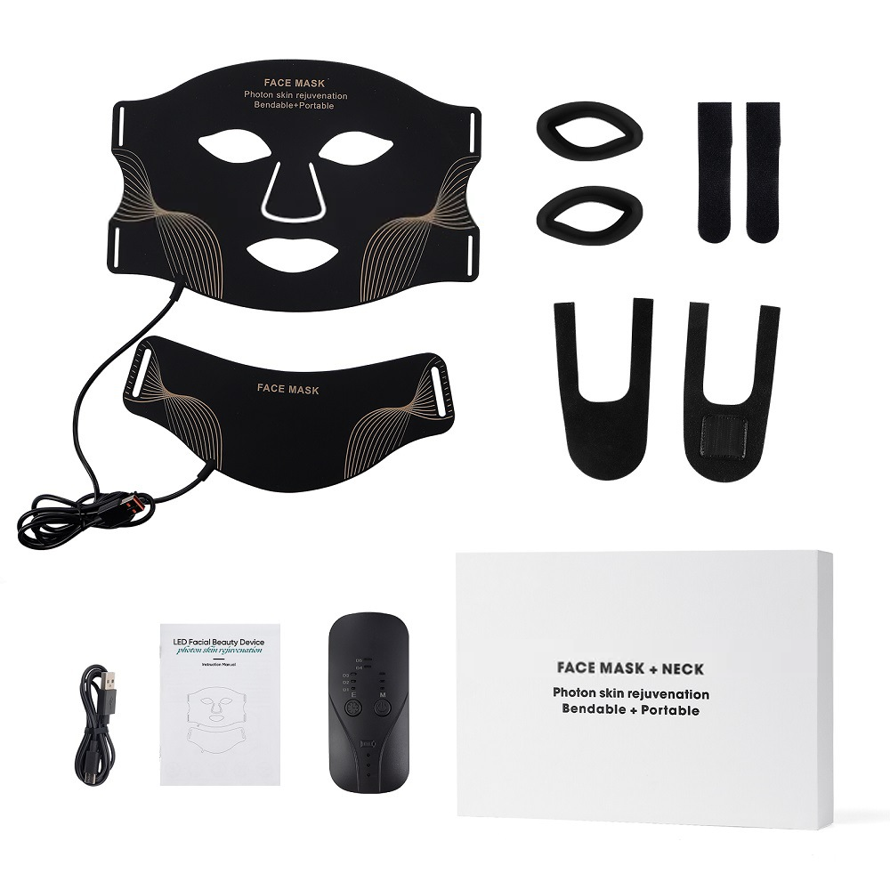 LED Gesichtsmaske 70 LEDs Nahaufnahme – Augenschutz