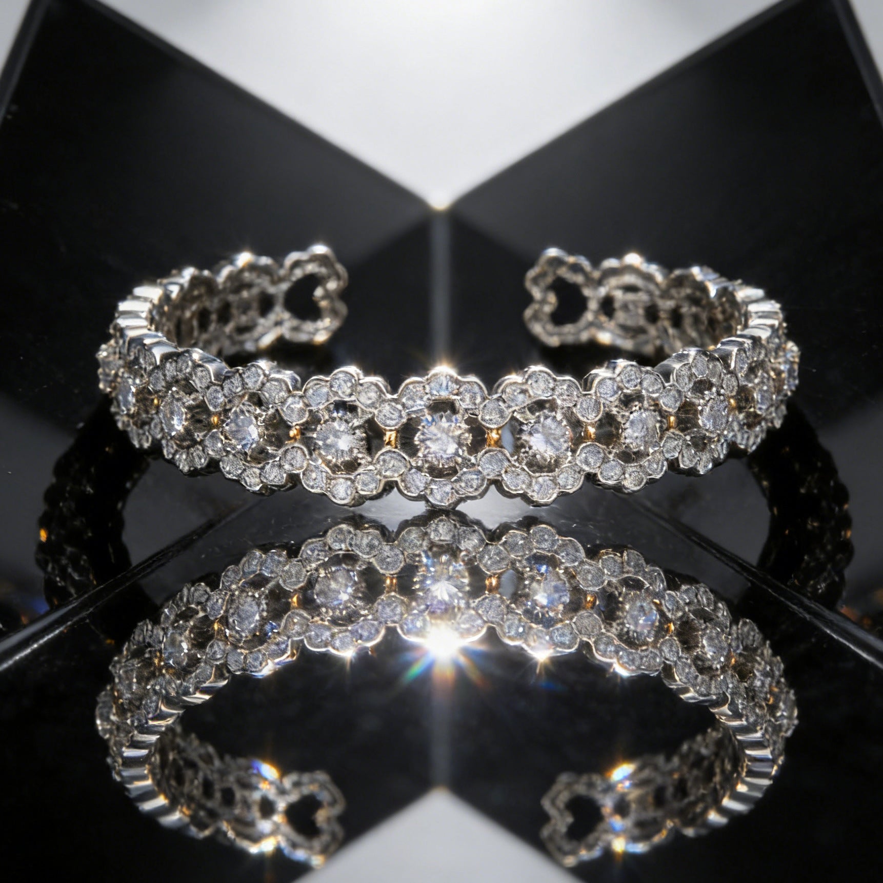 Strass Armreif glamourös Dinner Party
