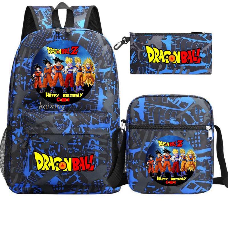 Anime Rucksack Set Seitenansicht Variante 2 – Umhängetasche und Federmäppchen
