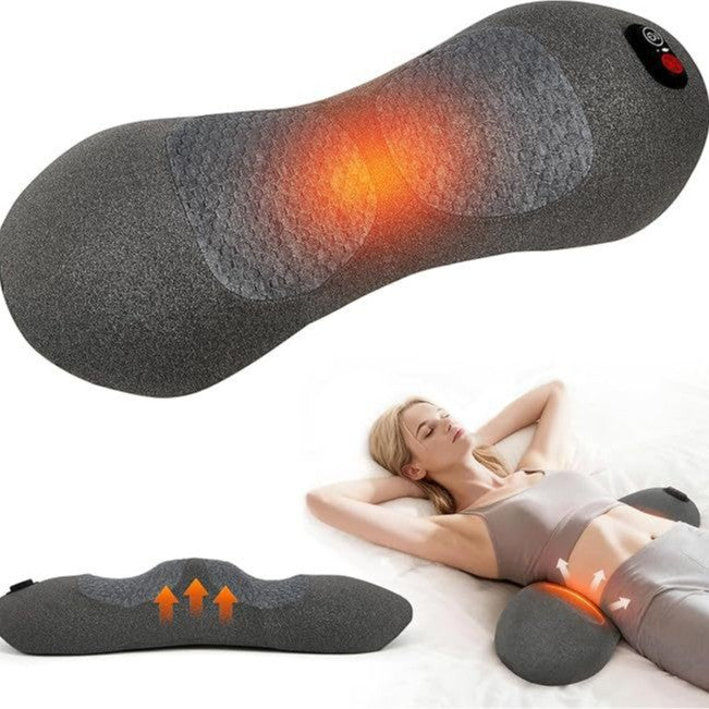 Memory Foam Lendenkissen Wärme Massage Rückenkissen Büro Auto – kaufen