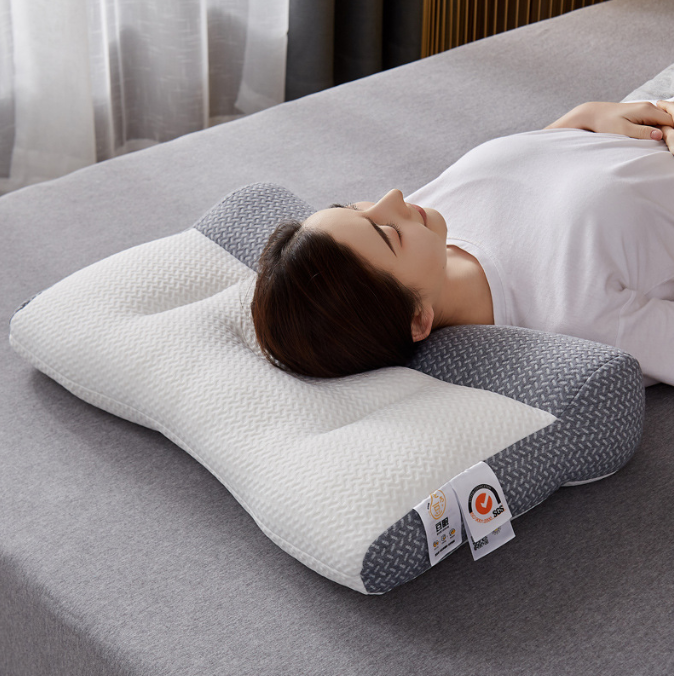 Japanisches Sojafaser-Nackenkissen – Orthopädisches Zervikalkissen für erholsamen Schlaf