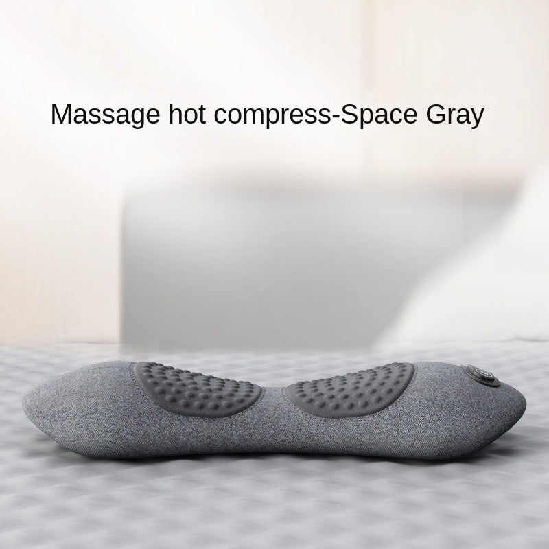 Rückenkissen Memory Foam dunkel Detail – Vibration Wärme Lendenstützung
