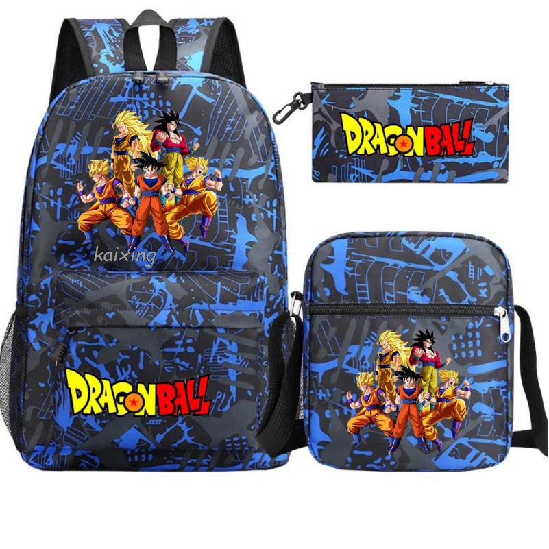 Canvas Anime Rucksack Detail – Reissverschluss Facher Federmäppchen