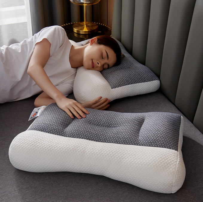 Japanisches Sojafaser-Nackenkissen – Orthopädisches Zervikalkissen für erholsamen Schlaf