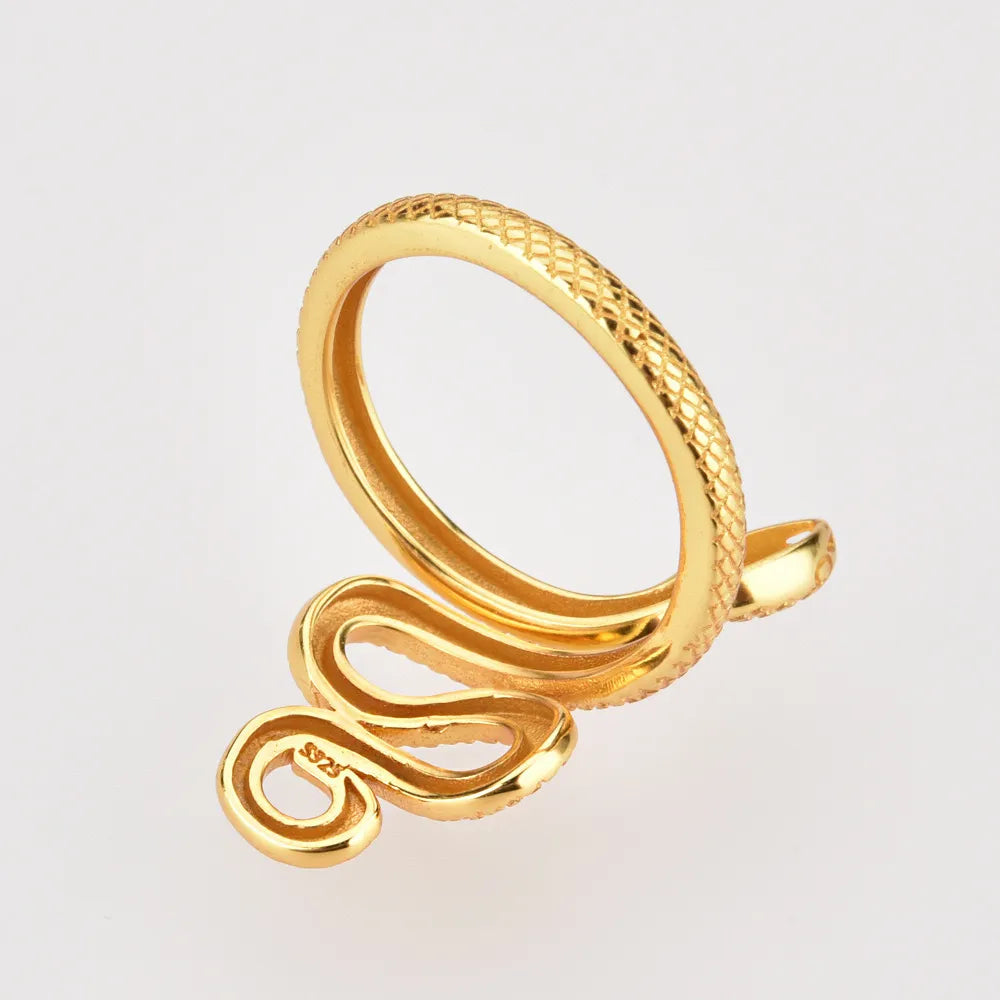 Schlangen-Ring BodyLuxCare – 925 Silber casual Alltagsschmuck