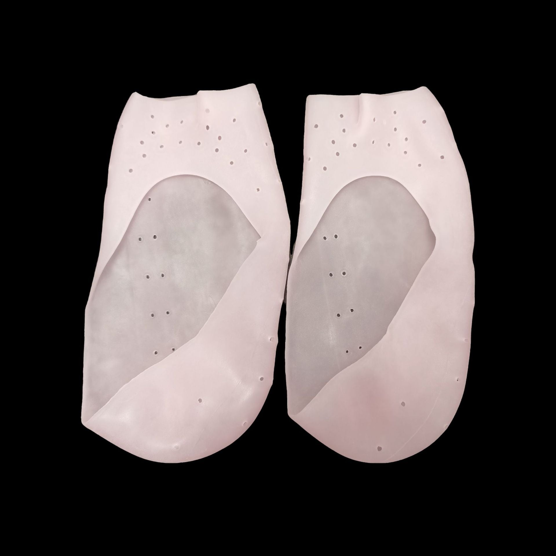 Ballerina Socken transparent Rückseite – Silikon 16,5x7,5 cm universell