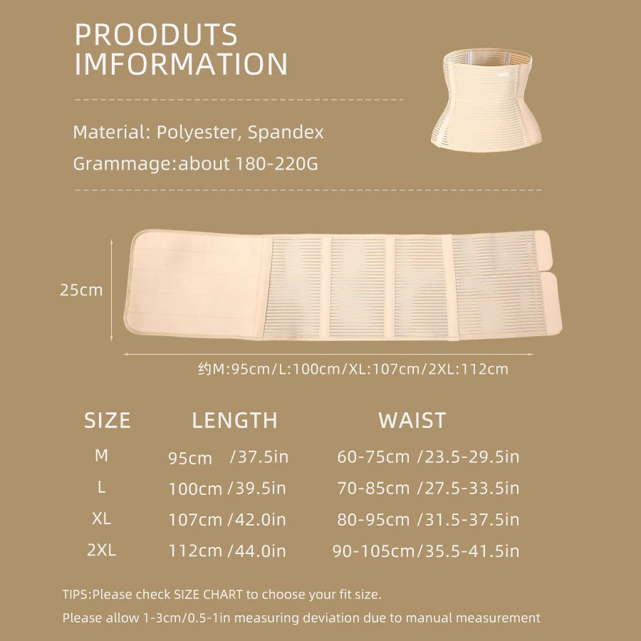 Bauchweg-Gürtel seitliche Ansicht – Spandex Nylon Material
