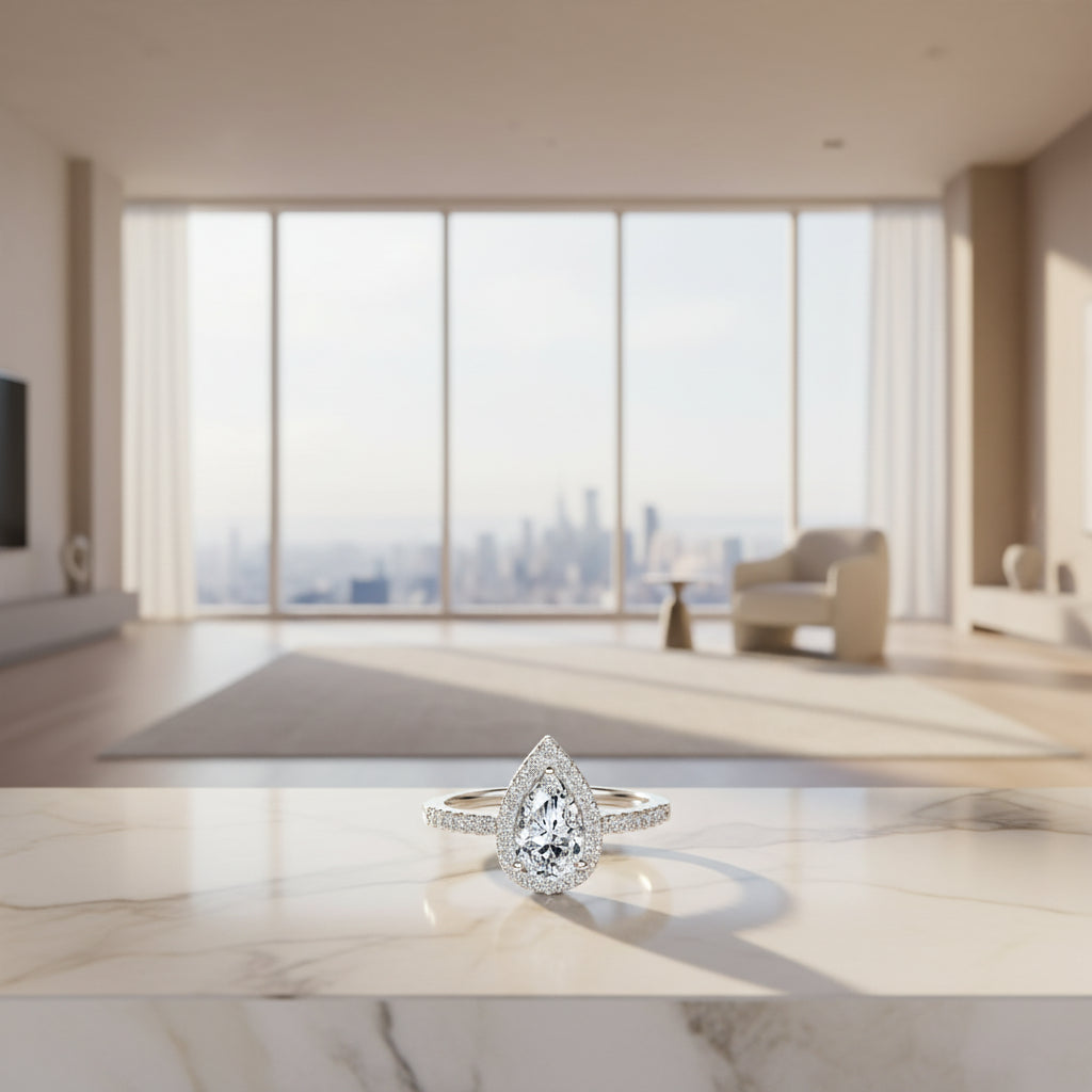 Dylam Moissanite Ewigkeitsring 1,25ct VVS1 – 925 Silber Verlobungsring
