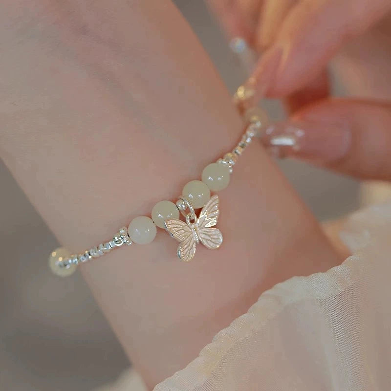 925 Silber Schmetterlings-Armband LT-319 – Luxus Handschmuck Damen