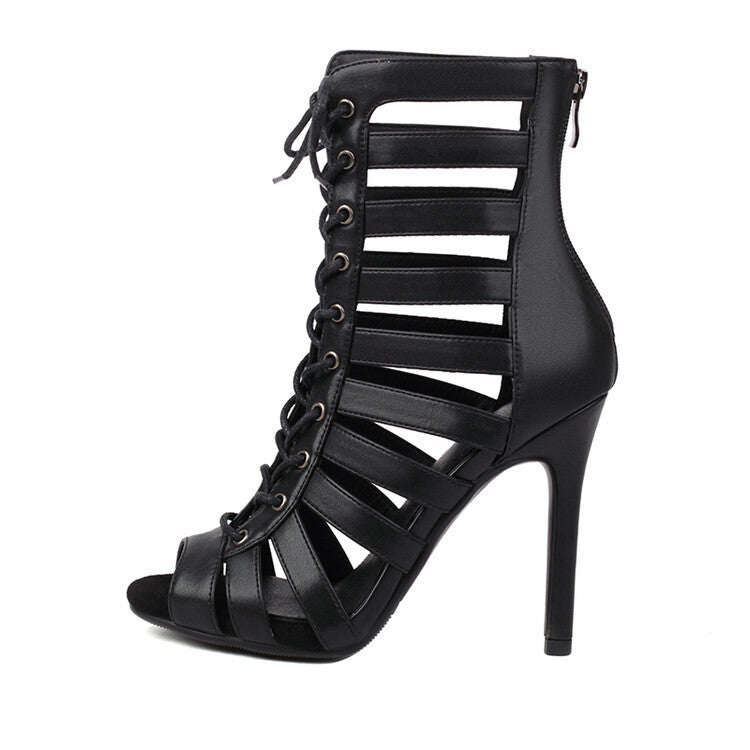 Damen Schuhe Schnuerung Sommer elegant
