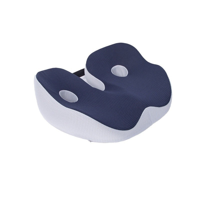 Detailansicht der atmungsaktiven Mesh-Oberfläche des ergonomischen Sitzkissens