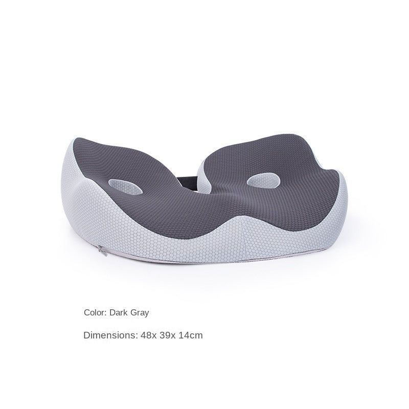  Lila ergonomisches Sitzkissen aus Memory-Foam auf Gaming-Stuhl